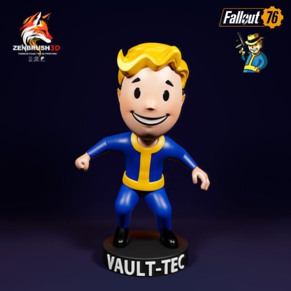 Fallout - Bobblehead - Pack 3 - 5 IN ONE STL 3D PRINTING - Imagen 8